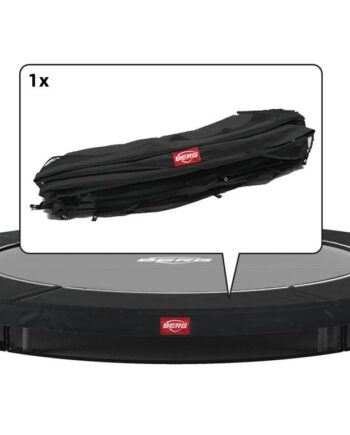 Favorit Kantpude Inground Sort Med Hvid Kant