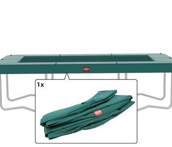 Ultim Firkantet Champion Kantpude Benmodel Grøn 330 220