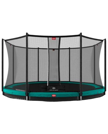 Berg Favorit Inground 380 Grøn Trampolin  Safety Net Comfort