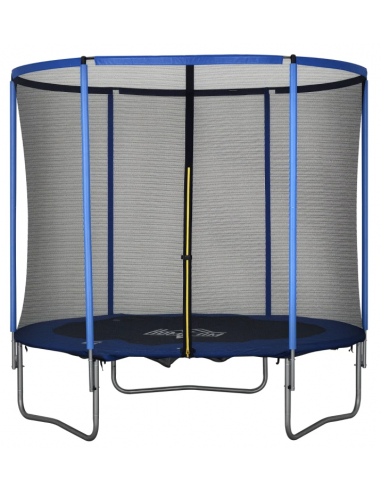 Trampolin Med Sikkerhedsnet H240 ø244 Blå