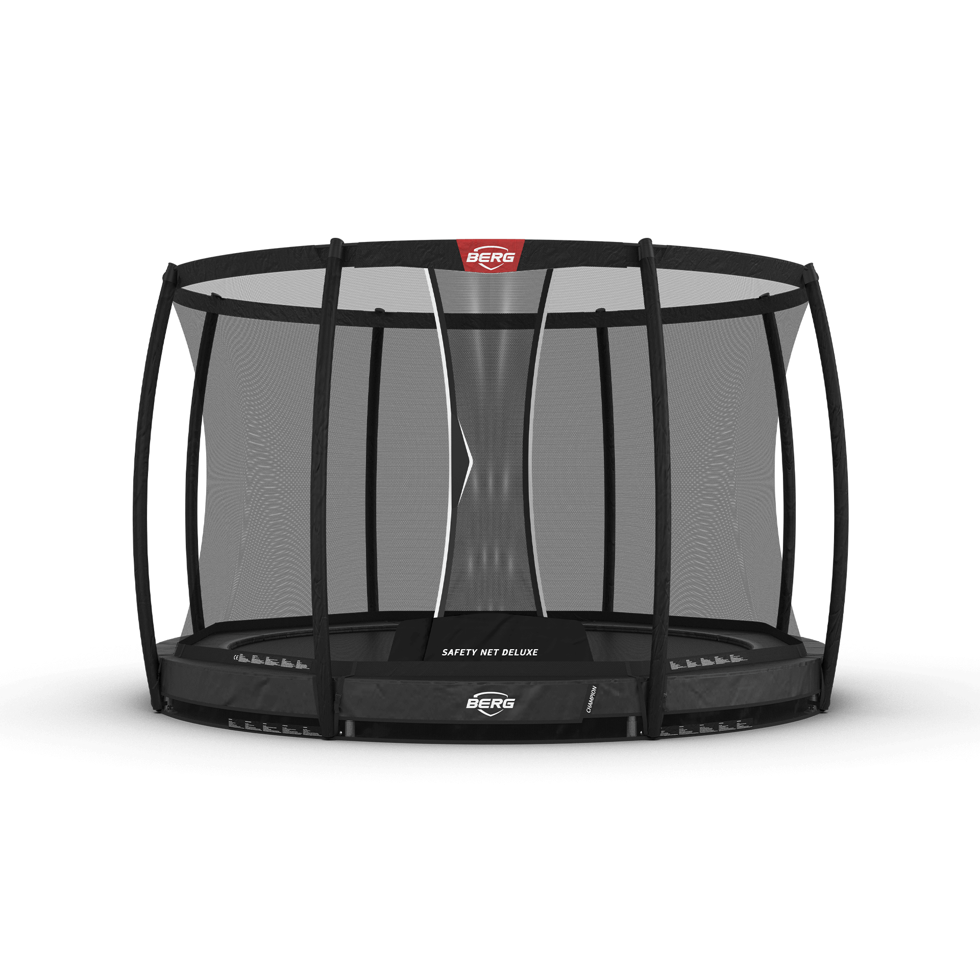 Berg Champion Inground 330 Grå Trampolin  Safety Net Deluxe