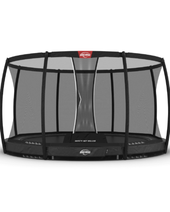 Berg Elite Inground 380 Grå Trampolin  Safety Net Deluxe