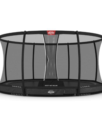Berg Elite Inground 430 Grå Trampolin  Safety Net Deluxe