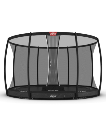 Berg Elite Inground 430 Grå Trampolin  Safety Net Dlx