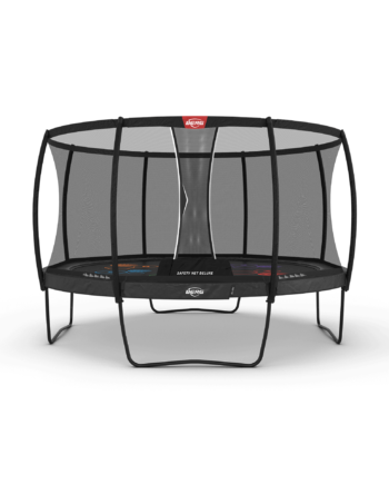 Berg Elite Regular 430 Grå Levels Trampolin  Safety Net Deluxe