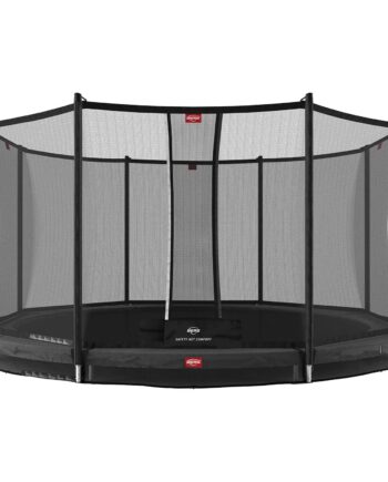 Berg Favorit Inground 380 Grå Trampolin  Safety Net Comfort