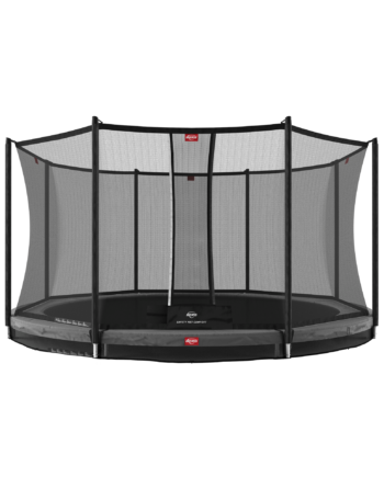 Berg Favorit Inground 430 Grå Trampolin  Safety Net Comfort
