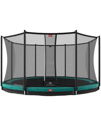 Berg Favorit Inground 430 Grøn Trampolin  Safety Net Comfort