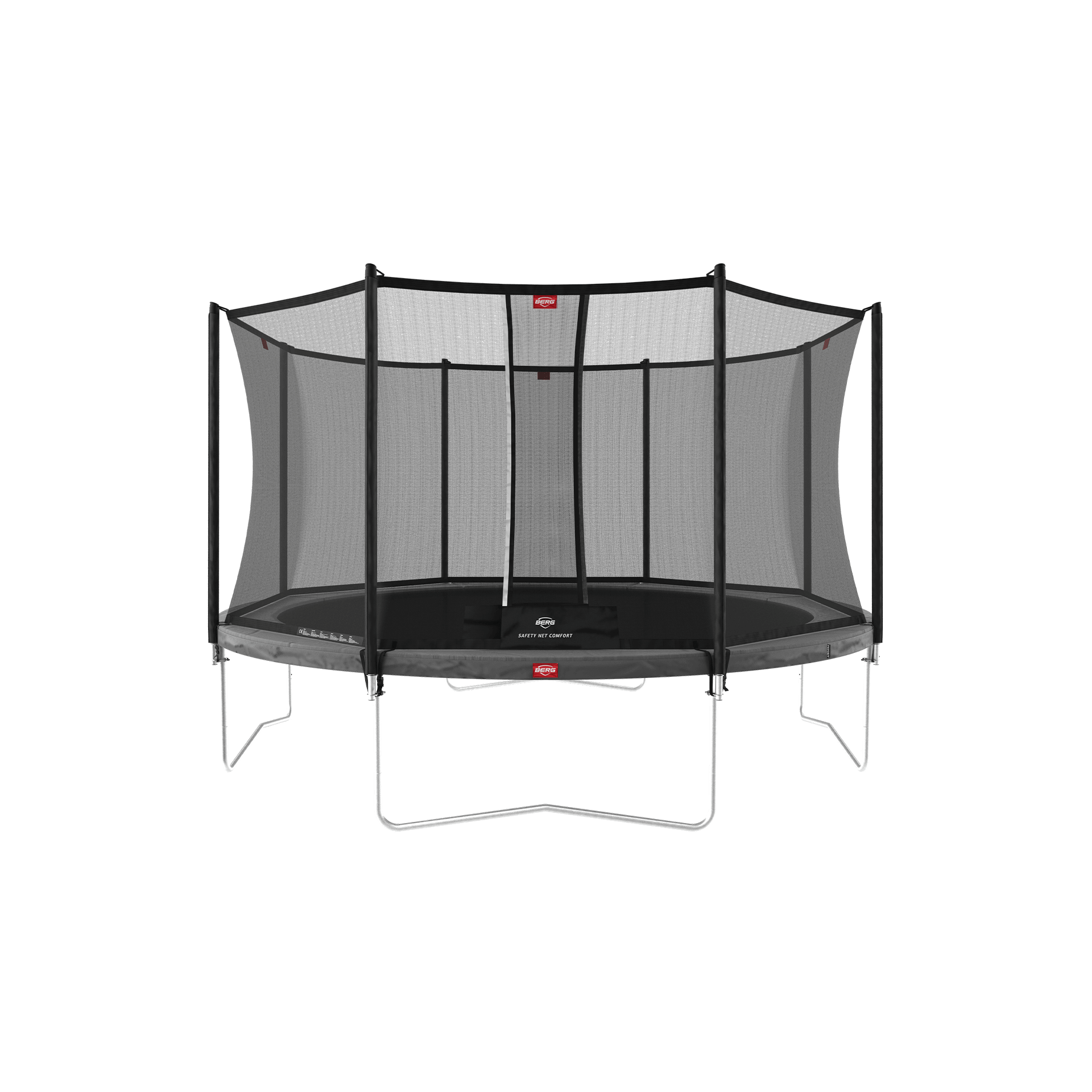 Berg Favorit Regular 430 Grå Trampolin  Safety Net Comfort