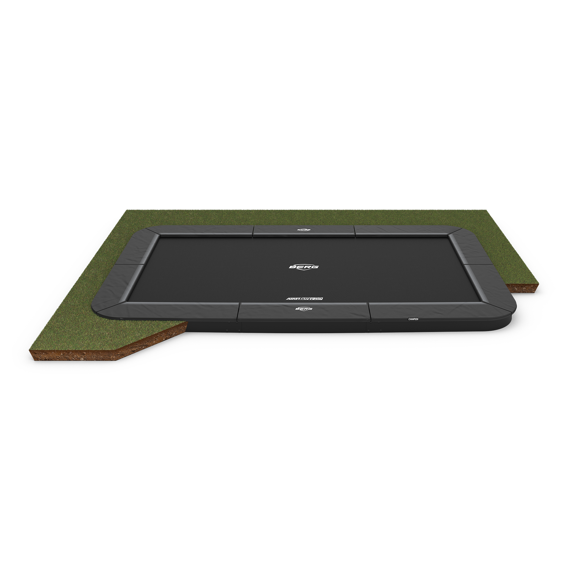 Berg Sports Ultim Champion Flatground 500 Grå Trampolin