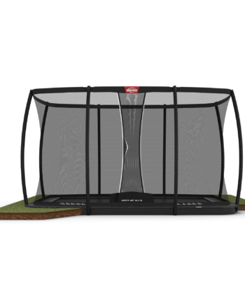 Berg Ultim Champion Flatground 410 Grå Trampolin  Safety Net Dlx