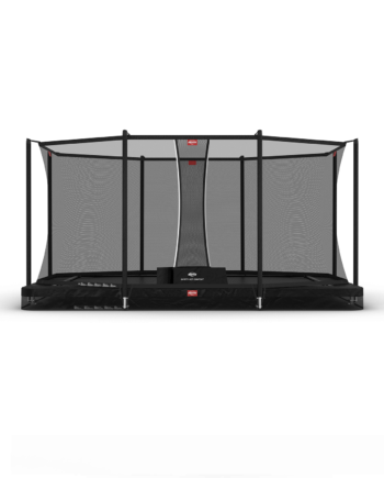 Berg Ultim Favorit Inground 410 Sort Trampolin  Safety Net Comfort