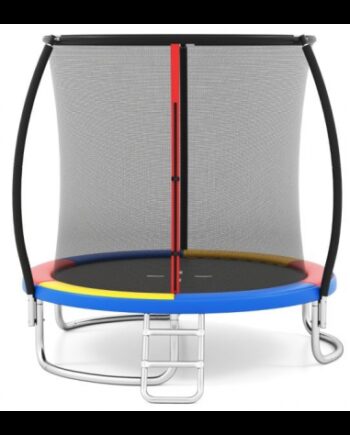 Luksus Trampolin Med Sikkerhedsnet H240 ø244 Multi