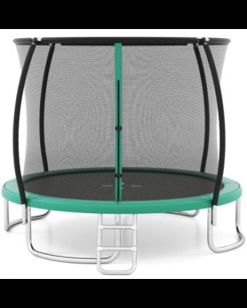 Luksus Trampolin Med Sikkerhedsnet H248 ø305 Grøn