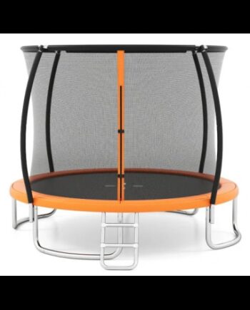 Luksus Trampolin Med Sikkerhedsnet H248 ø305 Orange