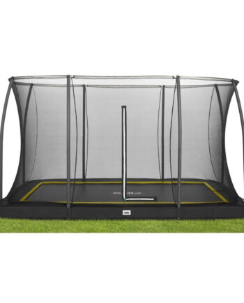 Salta Trampolin Comfort Edition Ground 366 244 Sort Inkl Sikkerhedsnet Salta