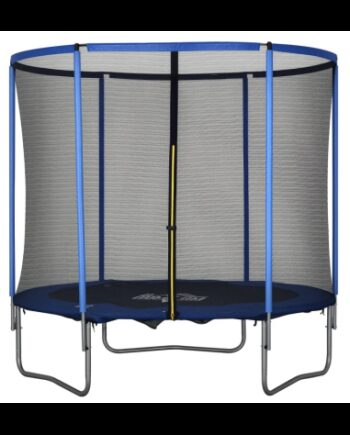 Trampolin Med Sikkerhedsnet H240 ø244 Blå