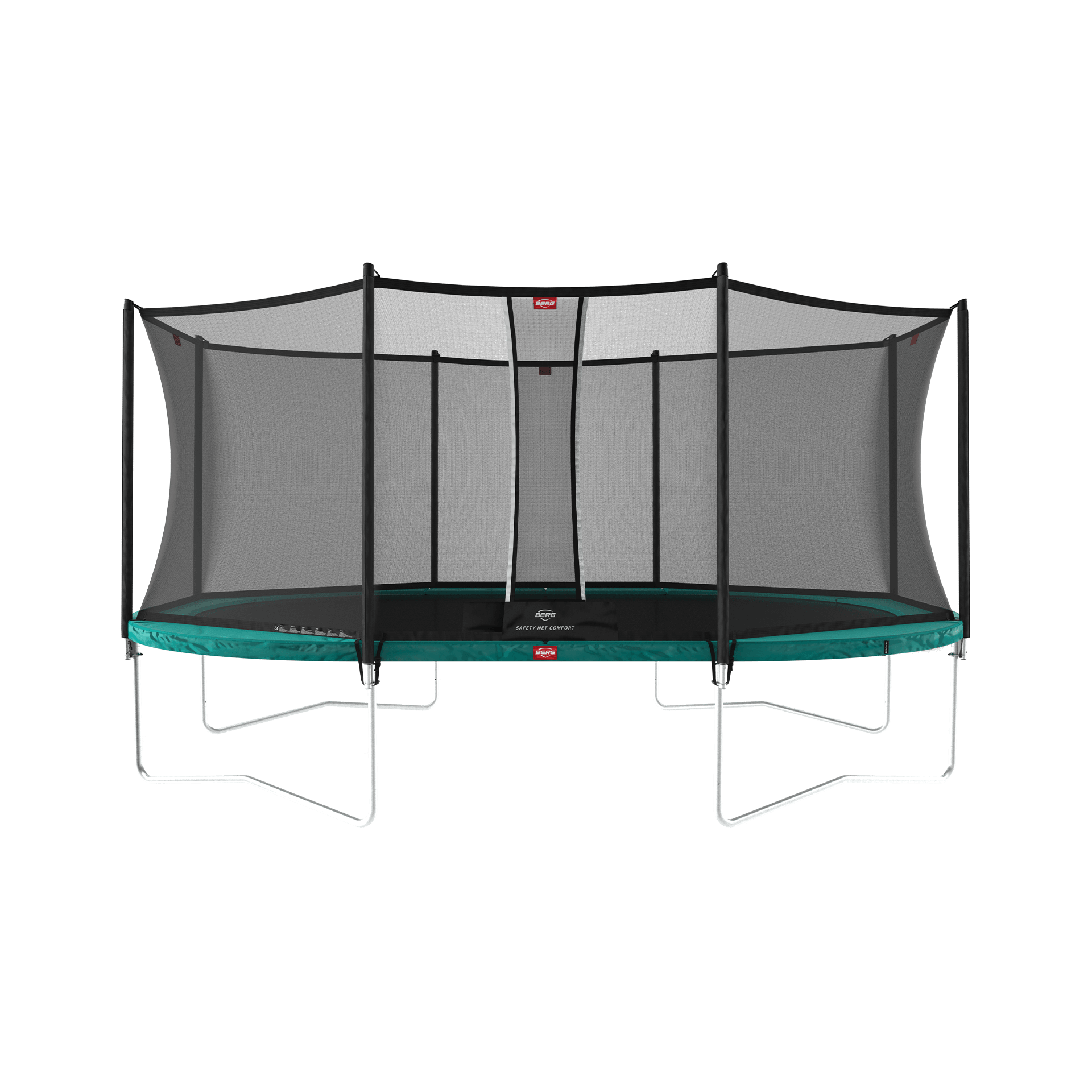 Berg Grand Favorit Regular 520 Grøn Trampolin  Safety Net Comfort