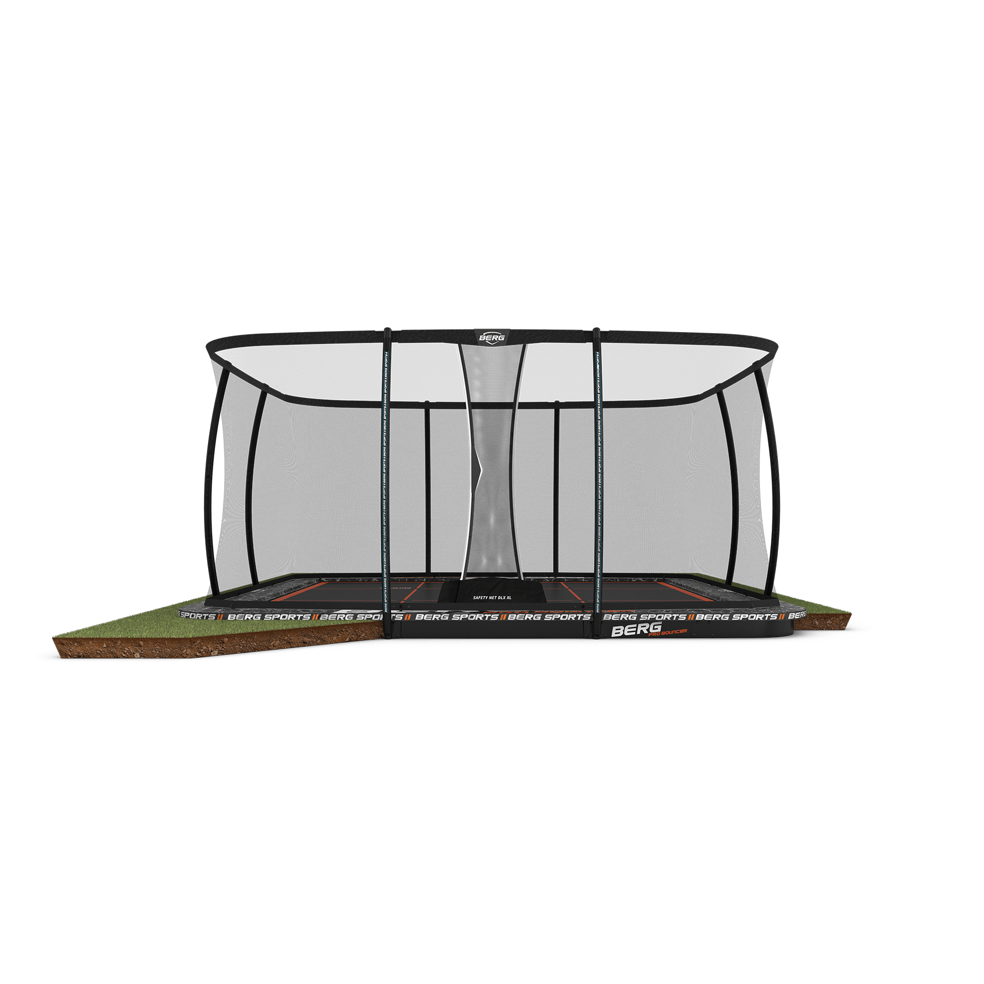 Berg Sports Ultim Pro Bouncer Flatground 5x5 Trampolin Safety Net