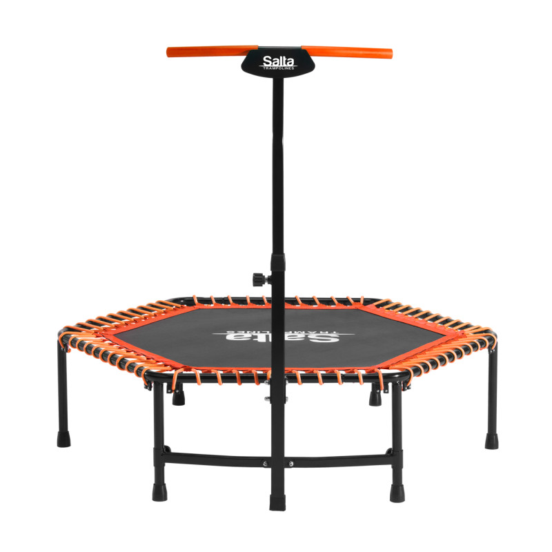 Salta Fitness Trampolin Med Håndtag ø128 Orange