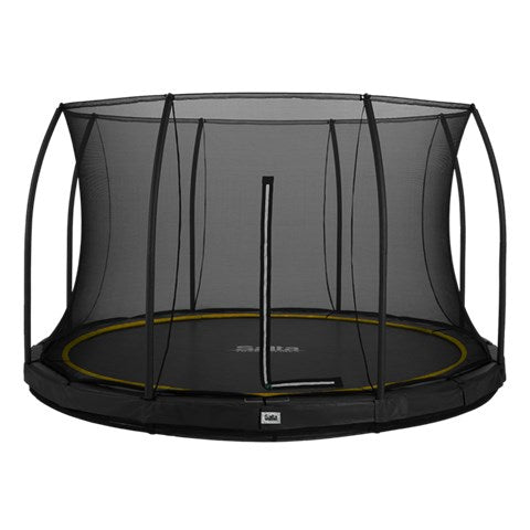 Salta Trampolin Comfort Edition Inground ø396 Sort Inkl Sikkerhedsnet